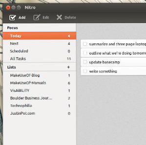 Nitro En Avansert To-Do List [Linux & Web] / Internett